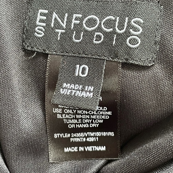 Enfocus Studio Dress 👗 with belt size 10 - Picture 10 of 12